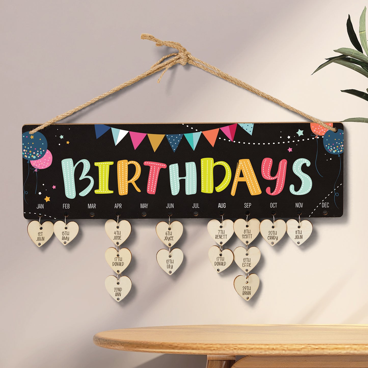 Birthday Wall Plaque