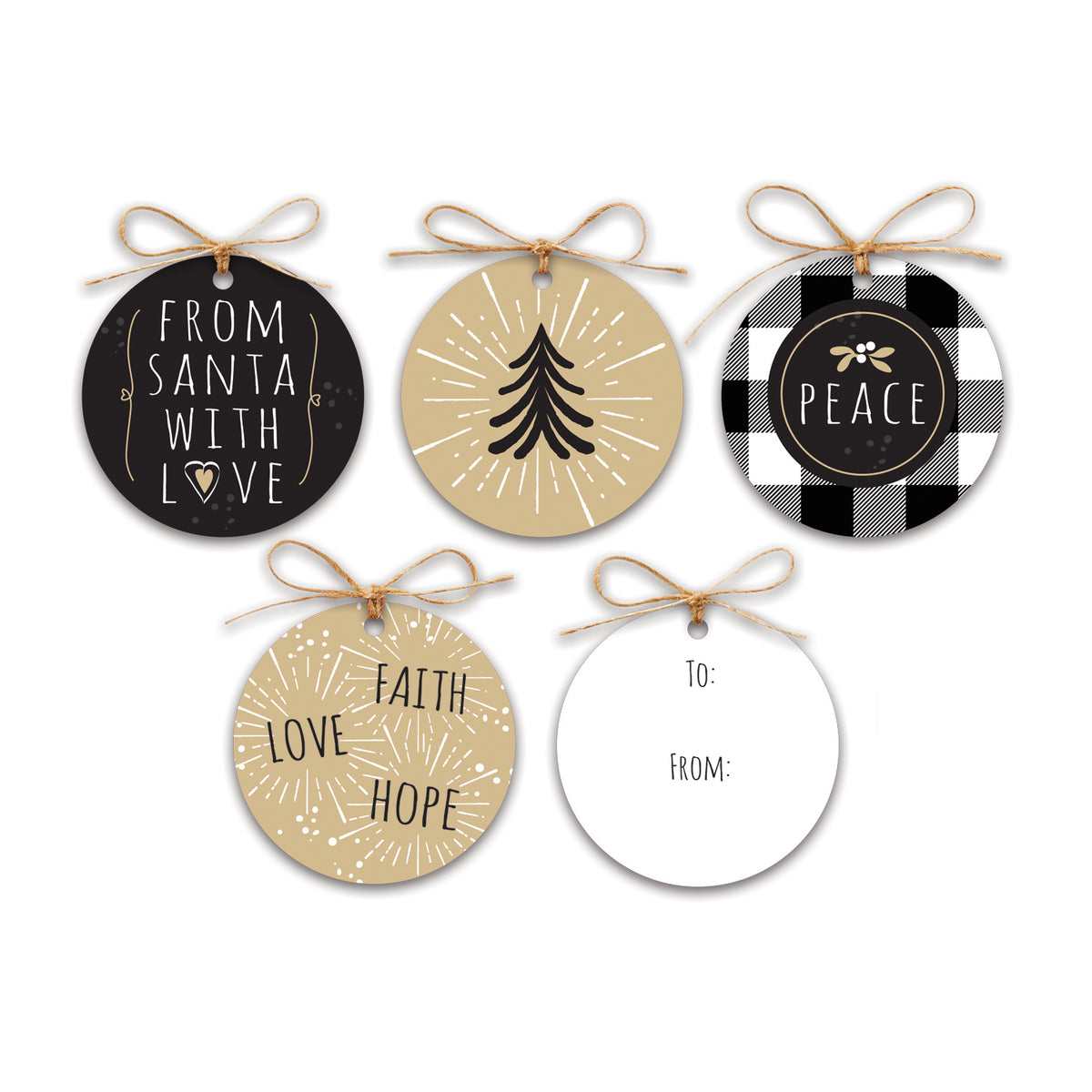 From Santa with Love Gift Tags