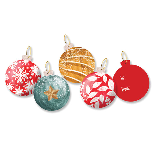 Elegant Ornaments Gift Tags