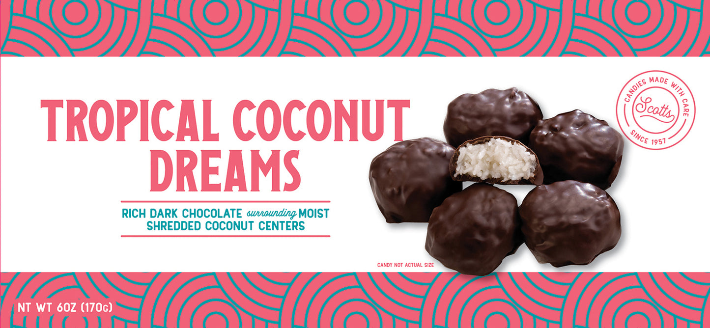 Dark Chocolate Tropical Coconut Dreams