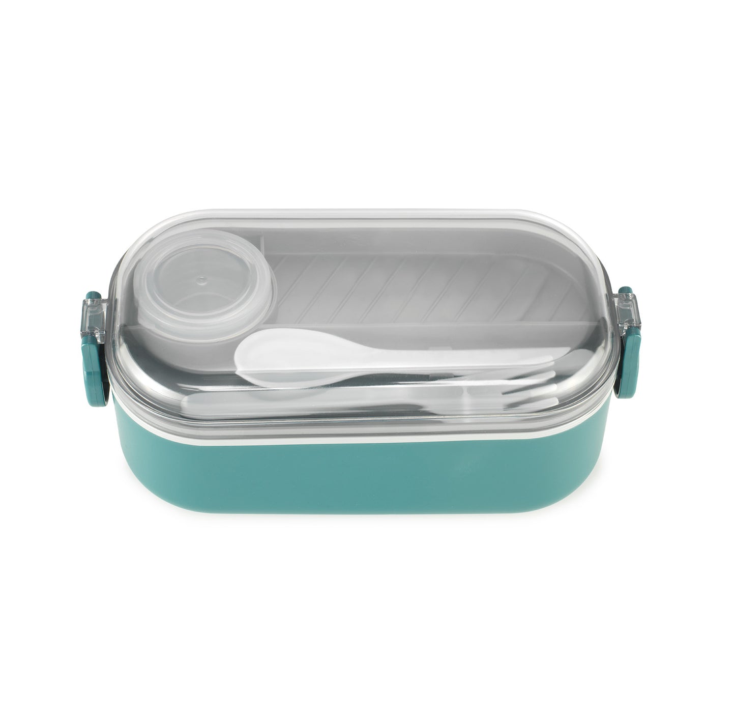Portion Control Lunch Box with Utensils