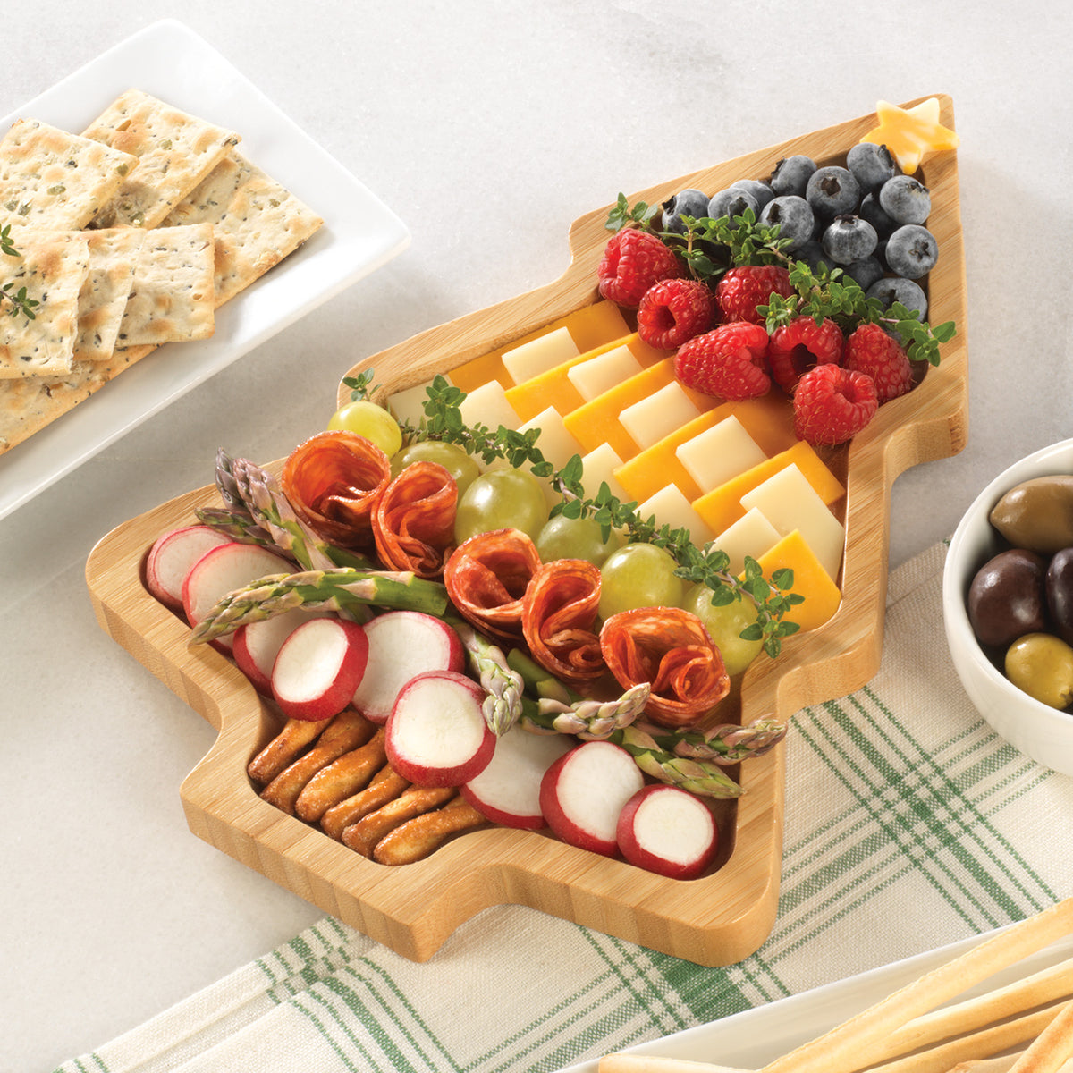 Christmas Tree Charcuterie Tray