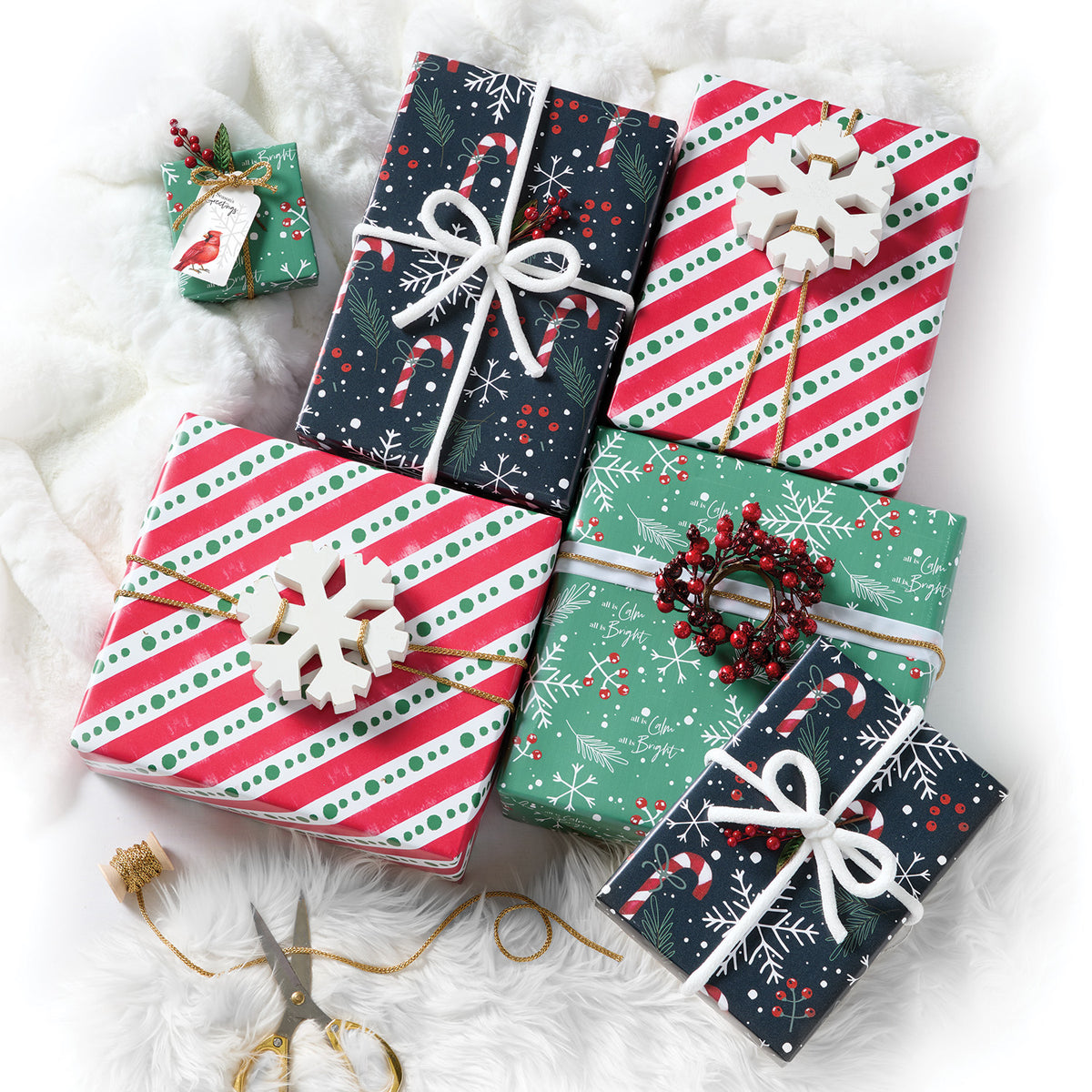 Let It Snow 3-Roll Wrap Pack