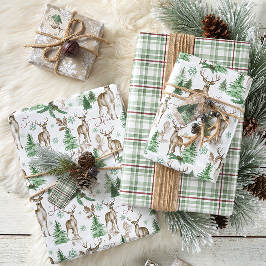 Noel Deer 3-Roll Wrap Pack