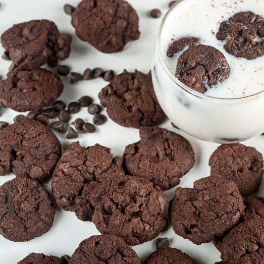 Double Chocolate Chip Cookies with Hershey's