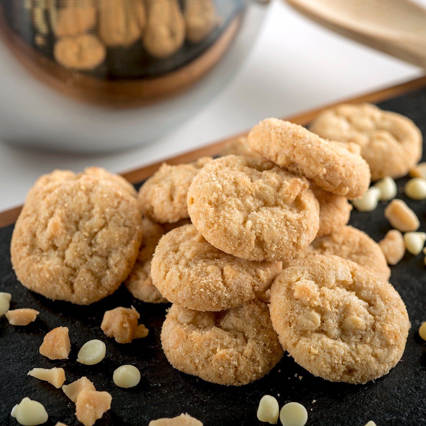 White Chocolate Macadamia Cookies