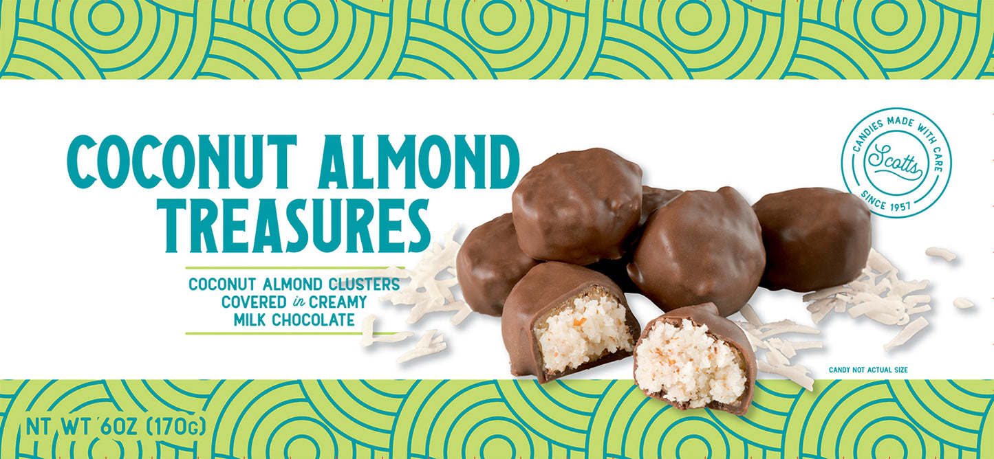 Milk Chocolate Coconut Almond Treasures