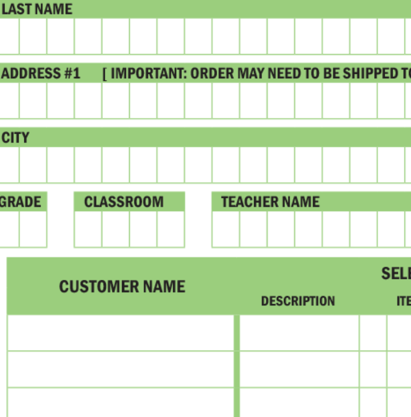 Paper Order Form