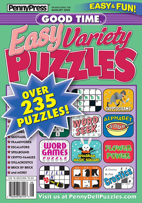 Good Time Easy Variety Puzzles