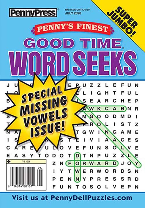 Penny's Finest Good Time Word Seeks