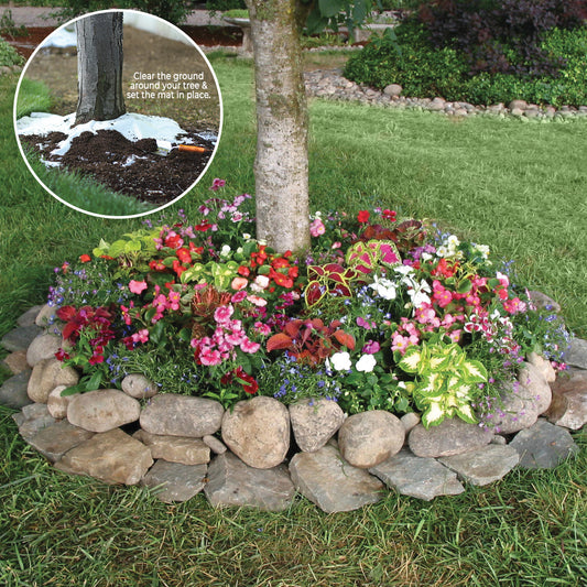 Shady Annual Tree Ring Flower Mat